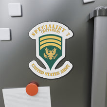 Load image into Gallery viewer, Die-Cut Magnets - Army - Enlisted - SPEC 7 - Specialist 7 - Std - Retired X 300