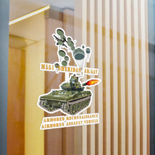 Load image into Gallery viewer, Kiss-Cut Vinyl Decals - Army - M551 Sheridan - Firing - ARV-AAV w Paratroopers