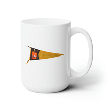 Load image into Gallery viewer, White Ceramic Mug 15oz - Army - COA - 2nd Cavalry Regiment Pennant