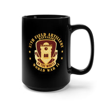 Load image into Gallery viewer, Black Mug 15oz - Army - 37th Field Artillery Battalion - DUI -WWII X 300