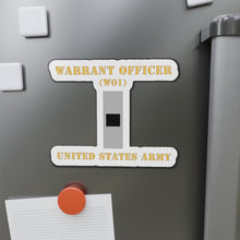 Load image into Gallery viewer, Die-Cut Magnets -SSI - Army - Warrant Officer - W01 - Flat X 300