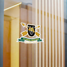 Load image into Gallery viewer, Kiss-Cut Vinyl Decals - Army - 5th Special Forces Group - Flash - TF Dagger w Br - Ribbon X 300