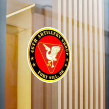 Load image into Gallery viewer, Kiss-Cut Vinyl Decals - Army - 46th Artillery Group - Fort Sill, OK