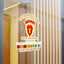 Load image into Gallery viewer, Kiss-Cut Vinyl Decals - Army - 44th Scout Dog Platoon 25th Infantry Div - VN SVC