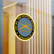 Load image into Gallery viewer, Kiss-Cut Vinyl Decals - Army - 1st Bn 3rd Infantry Regiment - Washington DC - The Old Guard w Inf Branch