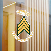 Load image into Gallery viewer, Kiss-Cut Vinyl Decals - Army - Sergeant - SGT - Retired - Flat X 300