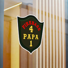 Load image into Gallery viewer, Kiss-Cut Vinyl Decals - Army - Firebase 4P1 SSI - Patch wo Txt