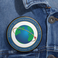 Load image into Gallery viewer, Custom Pin Buttons - National Reconnaissance Office (NRO) X 300