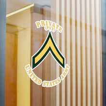 Load image into Gallery viewer, Kiss-Cut Vinyl Decals - Army - Private - PV2 - Flat X 300