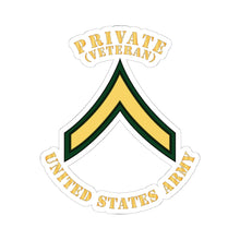 Load image into Gallery viewer, Kiss-Cut Stickers - Army - Private - PV2 - Veteran - Flat X 300
