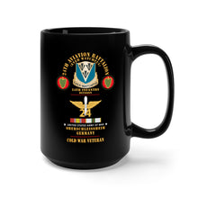 Load image into Gallery viewer, Black Mug 15oz - Army - 24th Aviation Bn, 24th Infantry Div, Oberschleissheim, Germany w COLD SVC X 300
