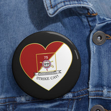 Load image into Gallery viewer, Custom Pin Buttons - 101st Airborne Division - 2nd Bde Combat Team - 1st Bn, 75th Cavalry - Widowmakers