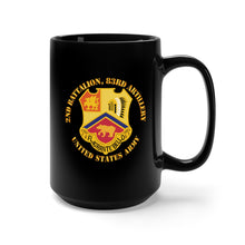 Load image into Gallery viewer, Black Mug 15oz - Army - 2nd Bn 83rd Artillery - US Army