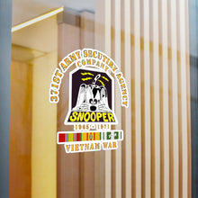 Load image into Gallery viewer, Kiss-Cut Vinyl Decals - Army - 371st ASA Company - 1965 - 1971 w VN SVC