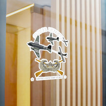 Load image into Gallery viewer, Kiss-Cut Vinyl Decals - Army - Glider Infantry w Towed Glider w Infantry Glider Badge