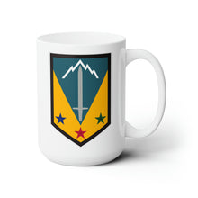 Load image into Gallery viewer, White Ceramic Mug 15oz - Army - 3rd Maneuver Enhancement Bde - SSI wo Txt