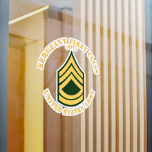 Load image into Gallery viewer, Kiss-Cut Vinyl Decals - Army - Sergeant First Class - SFC - Flat X 300