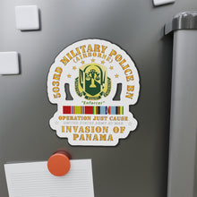 Load image into Gallery viewer, Die-Cut Magnets - Just Cause - 503rd Military Police Bn - Ft Bragg NC w Svc Ribbons