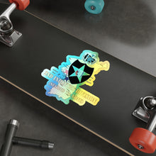 Load image into Gallery viewer, Holographic Die-cut Stickers - Korea Map - 2nd Infantry Div - Second to None