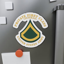 Load image into Gallery viewer, Die-Cut Magnets -SSI -Army - Private First Class - PFC - Veteran - Flat X 300