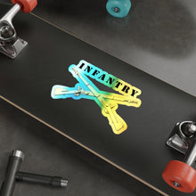 Load image into Gallery viewer, Holographic Die-cut Stickers - Infantry Br - Crossed Rifles w Txt