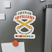 Load image into Gallery viewer, Die-Cut Magnets - Army - Artillery - Vietnam - Combat Vet