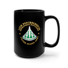 Load image into Gallery viewer, Black Mug 15oz - Army - 13th PSYOPS Bn - US Army w DUI X 300