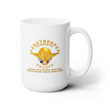Load image into Gallery viewer, White Ceramic Mug 15oz - France - Airborne - Chuteur Opérationnel Instructor