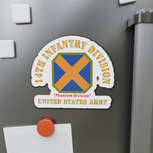 Load image into Gallery viewer, Die-Cut Magnets - Army - SSI - 14th Infantry Division - Phantom Division - US Army X 300