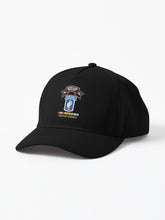 Load image into Gallery viewer, Baseball Cap - SOF - N Company Scroll - 173rd Airborne Bde - Vietnam Veteran w VN SVC X 300 - Film to Garment (FTG)