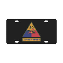 Load image into Gallery viewer, SSI - 50th Armored Division w Name Tape X 300 Classic License Plate