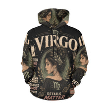 Load image into Gallery viewer, Virgo - perfection in progress Men's All Over Print Hoodie (USA Size)