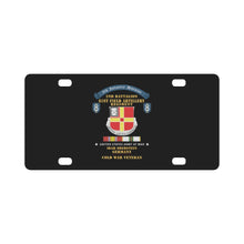 Load image into Gallery viewer, 8th Infantry Division Scroll - 2nd Bn, 81st Field Artillery Regiment - Idar Oberstein Germany - Cold Classic License Plate