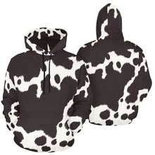 Load image into Gallery viewer, Men's All Over Print Hoodie (USA Size) (Model H13) - Cattle Skin