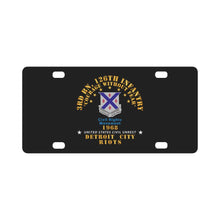 Load image into Gallery viewer, Army - 3rd Bn 126th Infantry Detroit City Riots 1968 - Civil Rights Movement Classic License Plate