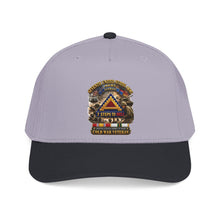 Load image into Gallery viewer, Mid Profile Baseball Cap - Army - 7th Unites States Army - 7 Steps to Hell w Germany Tab - SS w COLD WAR SVC - 3D - Enhanced