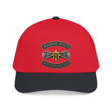 Load image into Gallery viewer, Mid Profile Baseball Cap - USCG - Boarding Officer w txt - 3D - Enhanced