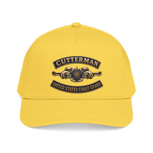 Load image into Gallery viewer, Mid Profile Baseball Cap - USCG - Cutterman - Auxiliary w txt - 3D - Enhanced