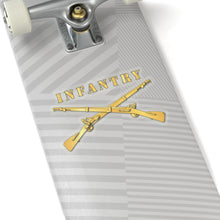 Load image into Gallery viewer, Kiss-Cut Stickers - Army - Infantry Br - Crossed Rifles w Gradient Outline