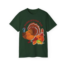 Load image into Gallery viewer, Unisex Ultra Cotton Tee - Thanksgiving - Happy Turkey Day