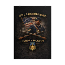 Load image into Gallery viewer, Posters - Honoring the 5th USCT, 1864 - Right 1