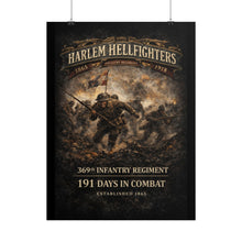 Load image into Gallery viewer, Rolled Posters - 369th Infantry Regiment - Harlem Hellfighters charging through chaos