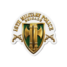 Load image into Gallery viewer, Die-Cut Magnet - Army - 18th MP Brigade - 3D - Enhanced