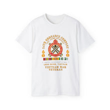 Load image into Gallery viewer, Unisex Ultra Cotton Tee - 54th Ordnance Company - ORD Emblem - Ammo Dumpers - Long Binh, Vietnam Vet w VN SVC X 300