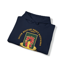 Load image into Gallery viewer, Unisex Heavy Blend™ Hooded Sweatshirt - DUI - 504th Military Police Battalion wo SVC Ribbon X 300