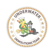 Load image into Gallery viewer, Kiss-Cut Stickers - Navy - SOF - Underwater Demolitions Team