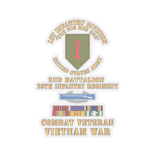 Load image into Gallery viewer, Kiss-Cut Sticker — Army - 1st Infantry Division - 2nd Bn, 28th Inf Regiment - Vietnam War
