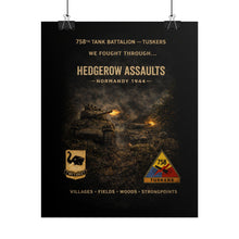 Load image into Gallery viewer, Posters - Hedgerow assault in Normandy, 1944 - Shirt - Back