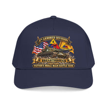 Load image into Gallery viewer, Mid Profile Baseball Cap - 4th Armored Division - PATTON'S M60A1 Main Battle Tank - Breakthrough Division