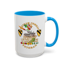 Load image into Gallery viewer, Colorful Mug (11oz/15oz) - Army - Charlie Battery.2nd Battalion,17th Field Artillery - w 1st Cavalry Div - M110 8in SP - Vietnam Vet w VN SVC X 300